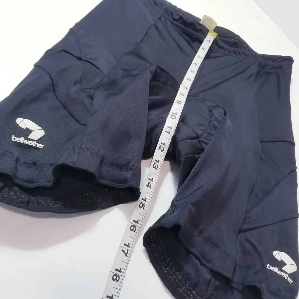 Vintage Bellwether Black Cycling Short Padded Drawstrings